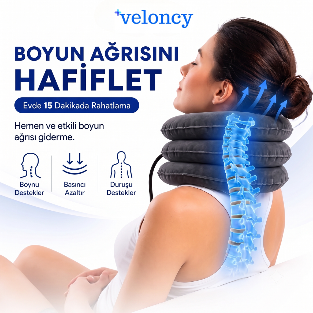 Veloncy™ Şişme Boyun Destek Yastığı
