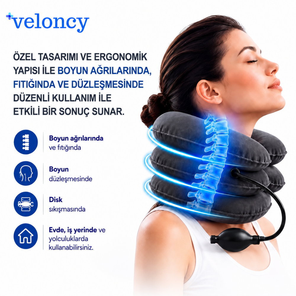 Veloncy™ Şişme Boyun Destek Yastığı