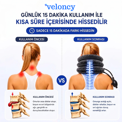 Veloncy™ Şişme Boyun Destek Yastığı