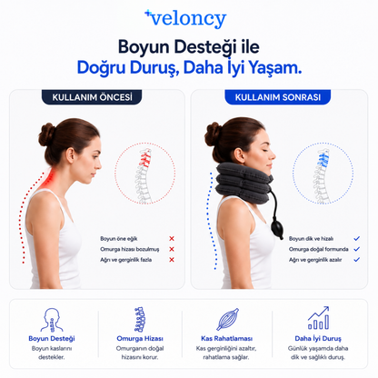 Veloncy™ Şişme Boyun Destek Yastığı